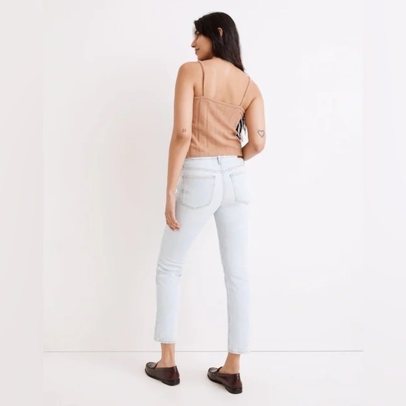 Madewell The Mid Rise Perfect Vintage Jean in Fitzgerald Wash 32 Plus Size NWT - Picture 3 of 16